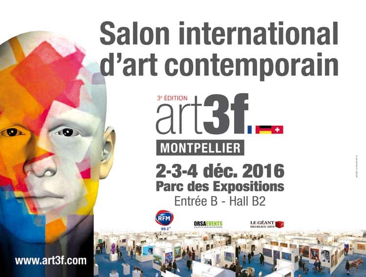 Le Salon d’Art Contemporain art3f 2016 à Montpellier