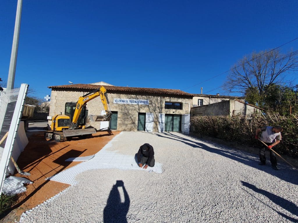 rénovation des extérieurs d'un ERP Clinique Vétérinaire de Villeneuve Lès Maguelone