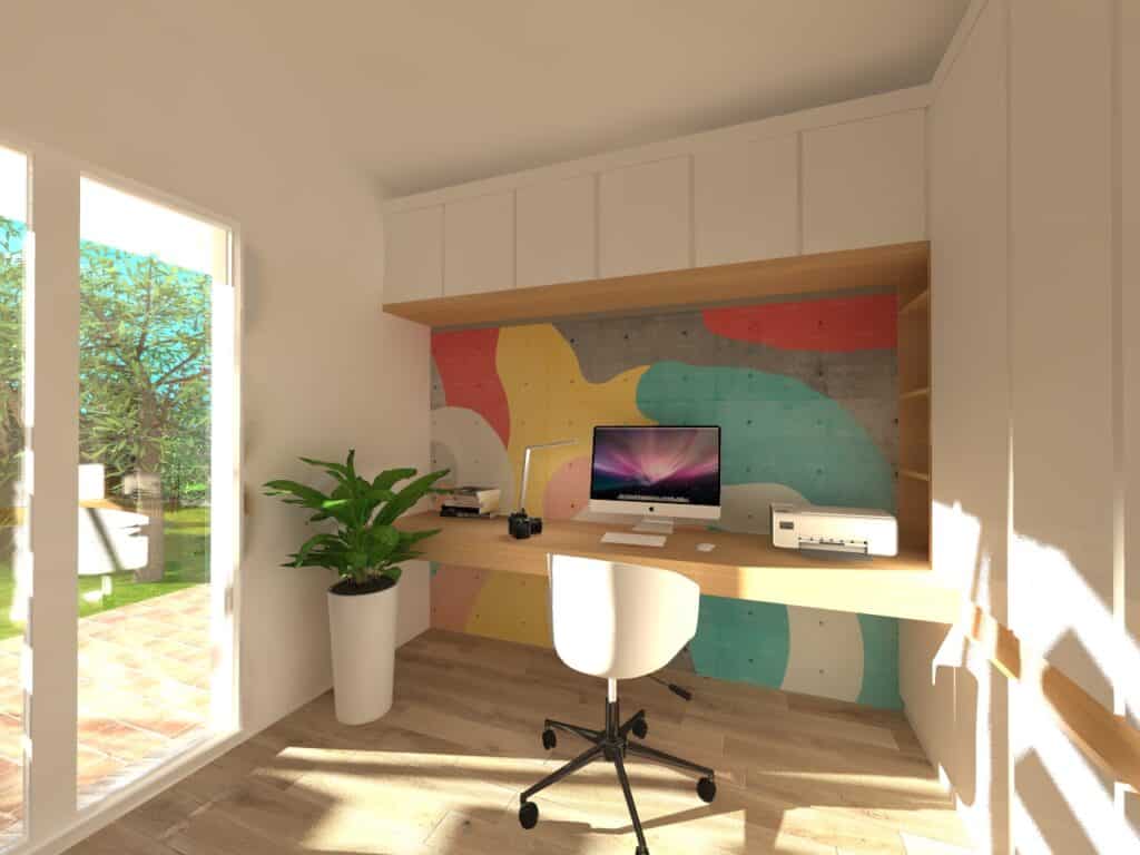 Agencement sur mesure d'un bureau