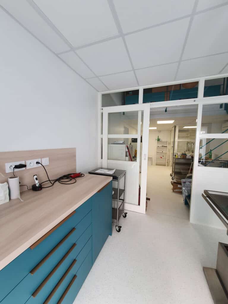 Rénovation Meuble Chirurgie sur-mesure Clinique Vétérinaire à Montpellier