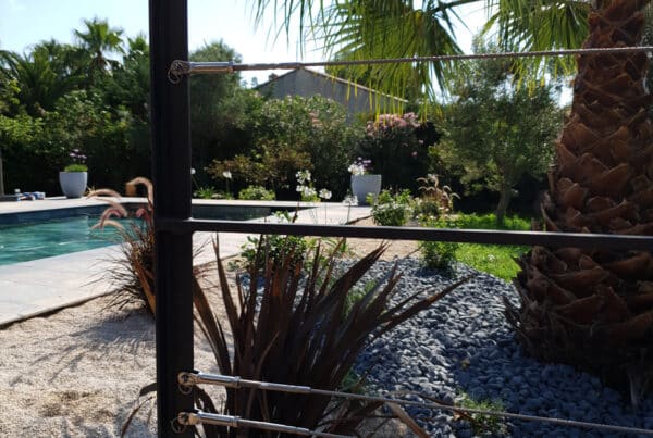 Garde corps sur mesure pour une terrasse
