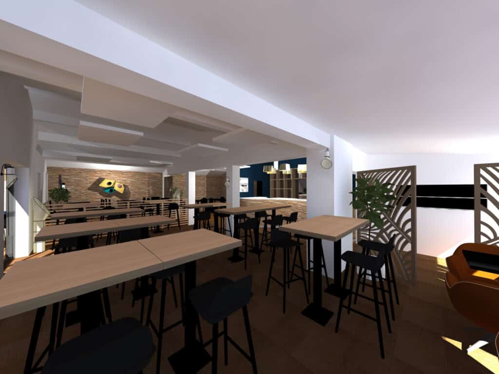 Projet de décoration et de rénovation Restaurant à palavas