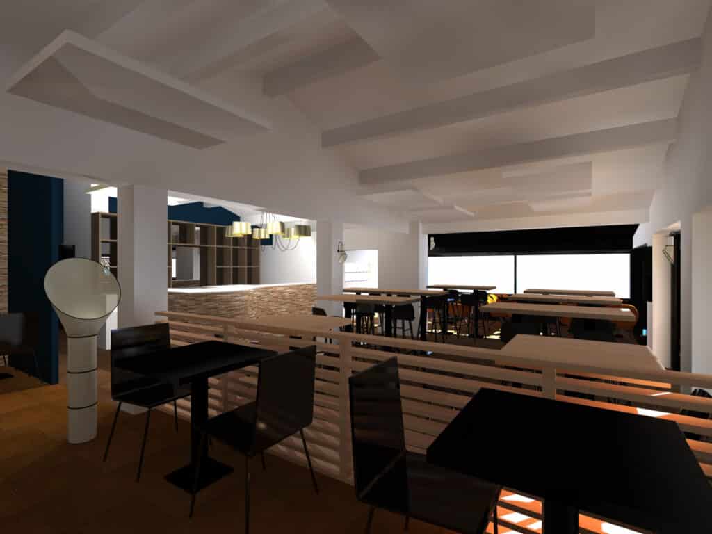 Projet de décoration et de rénovation Restaurant à palavas