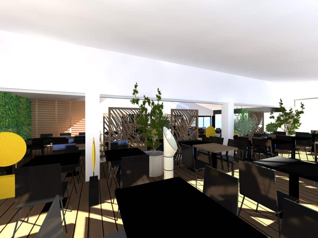 Projet de décoration et de rénovation Restaurant à palavas