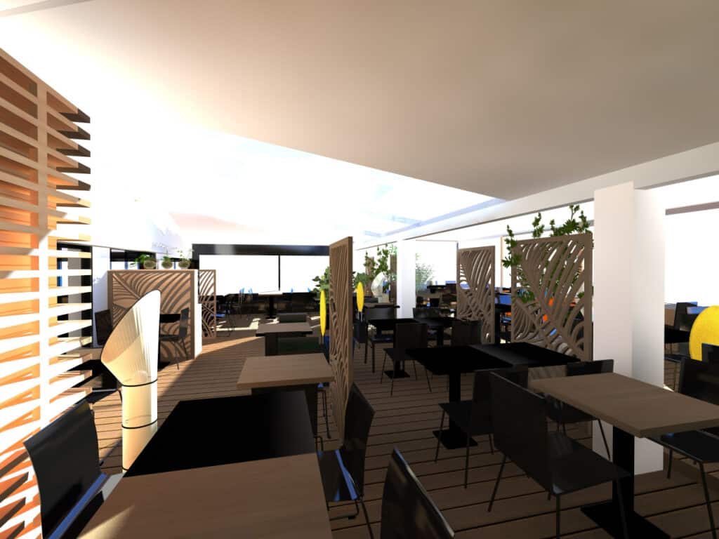 Projet de décoration et de rénovation Restaurant à palavas