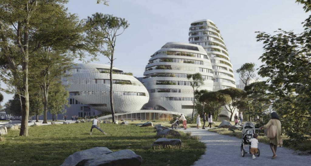 Les Nouvelles folies de Montpellier projets architecturaux